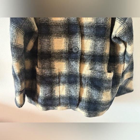 Madewell Brushed Jacquard Wrap-Front Cardigan in Plaid - Picture 5 of 15